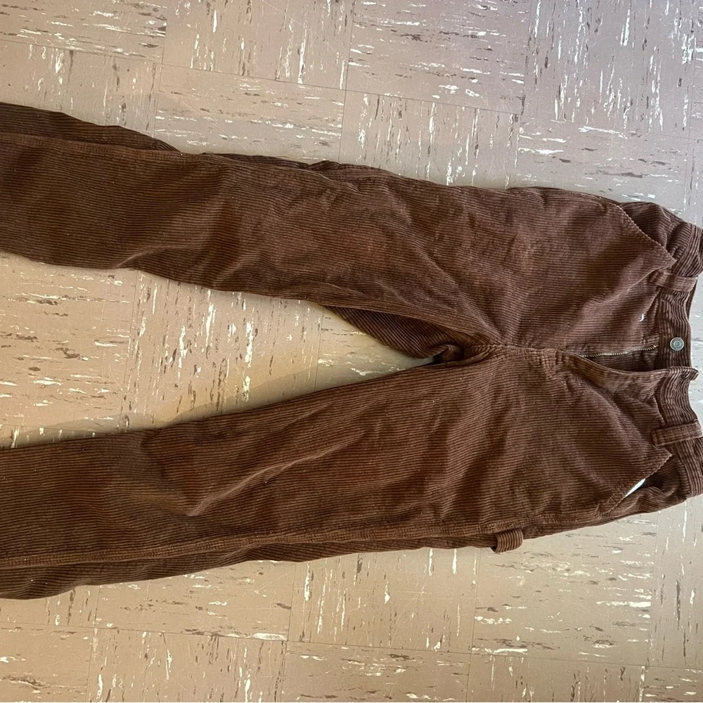 PacSun High Rise Brown Corduroy Pants - Picture 3 of 6